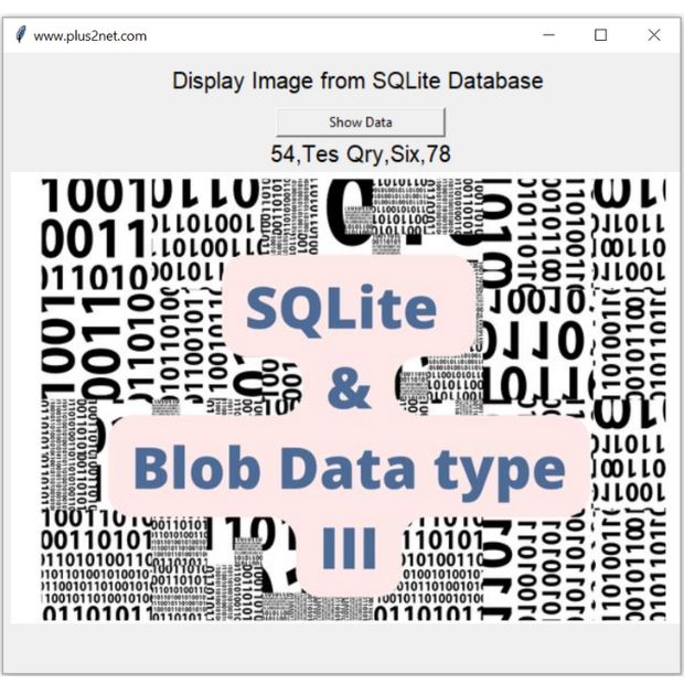 Display SQLite Blob image 