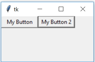 default of a button