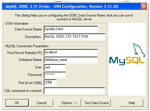 configure myodbc for converting access to MySQL