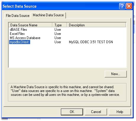 MyODBC select