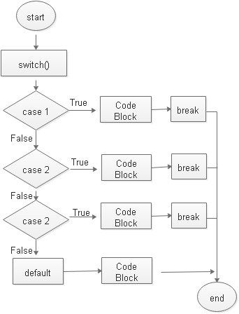 switch with break and default