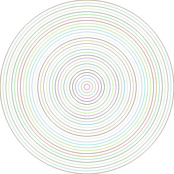 Color Circles using imageellipse