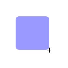 Drawing squre with rounded edges