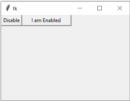 Enable Disable button by click event