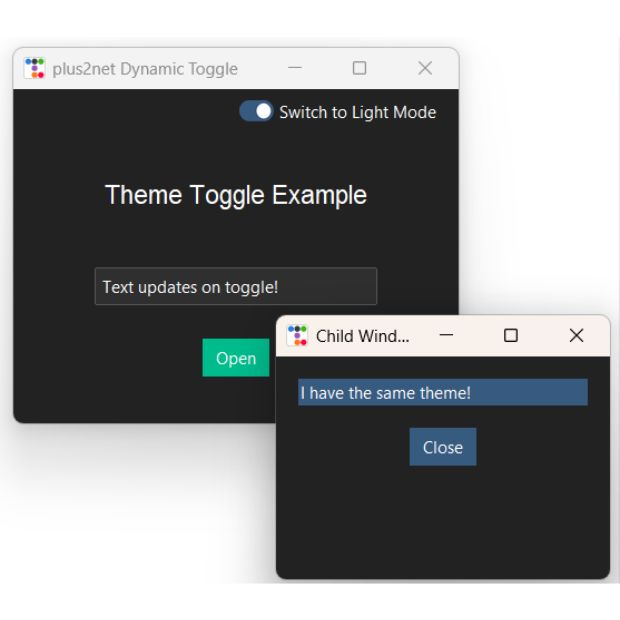 Toplevel windows inherit the same custom style from parent