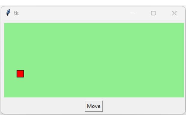 move() to move rectangle in Canvas