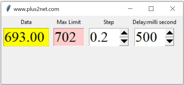 Entry data limit with timer and increment