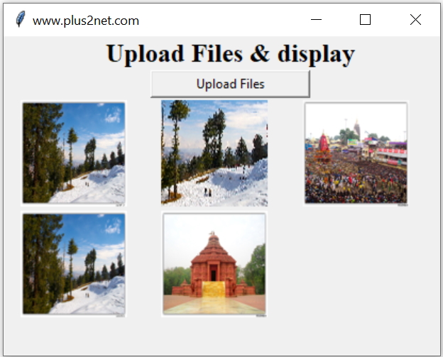 Upload Multiple photos and display