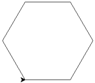 Hexagon using Turtle
